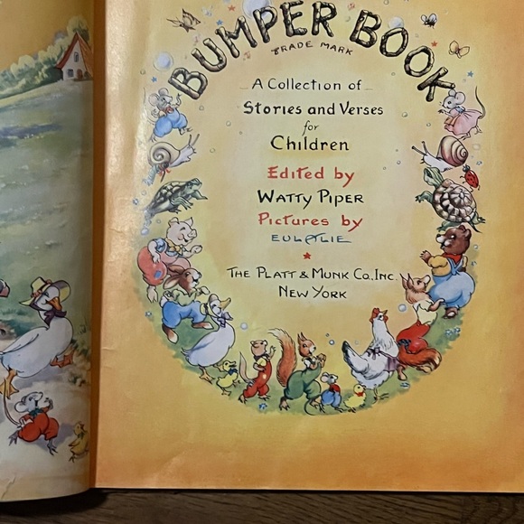 1946 The Bumper Book Stories and Verses by Watty Piper and Eulalie, Platt & Munk - Picture 6 of 12
